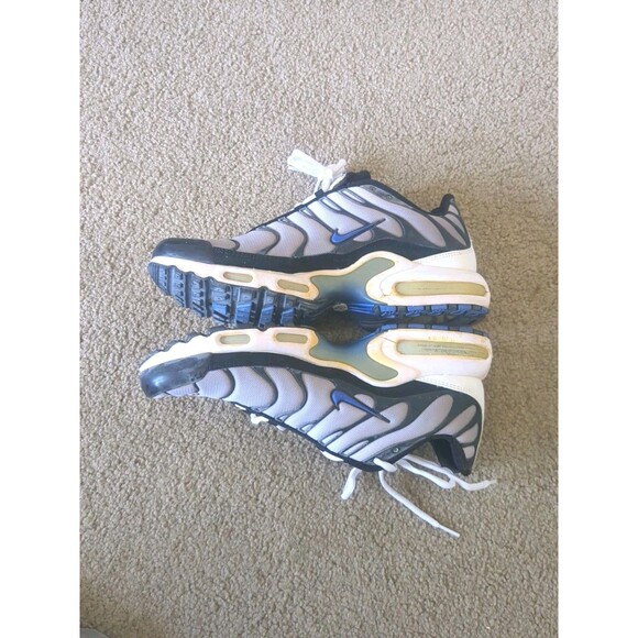 Nike Air Max + White Royal Blue Medium Gray Size 10 Nib Authentication Pending - Picture 3 of 16